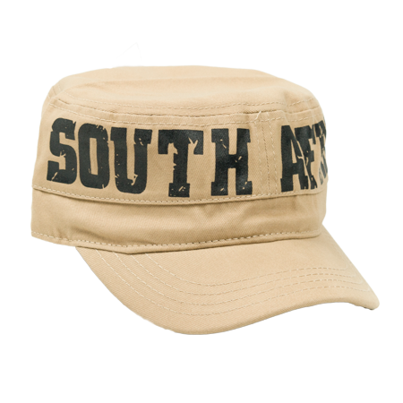 Cap South Africa Flag Military Beige