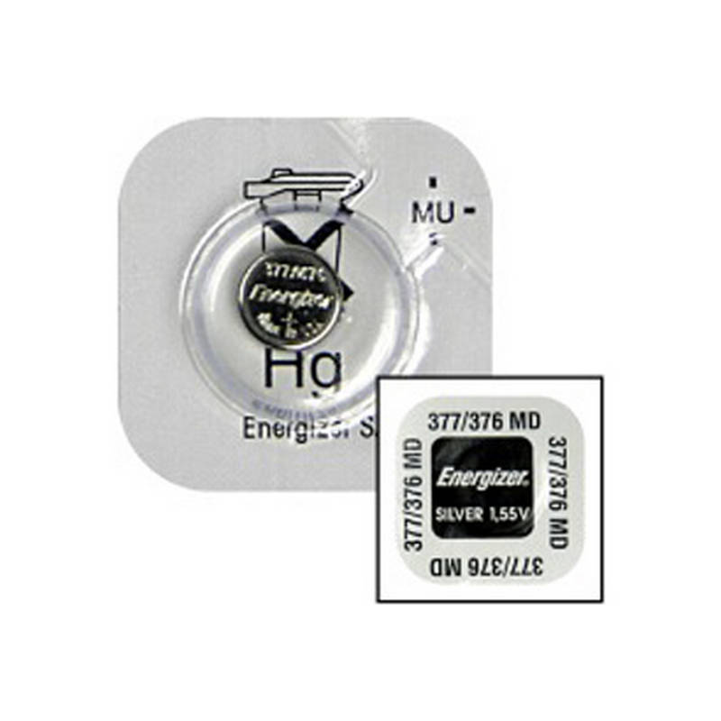 Energizer 1.5v Silver Oxide Watch SR66 377/376 Box 10