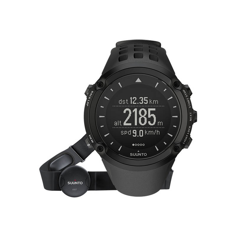 Suunto Ambit Black HR GPS Watch-Negative Face