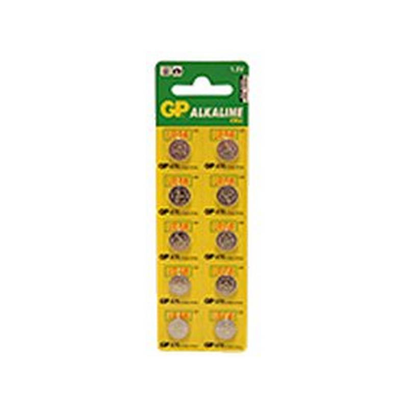 GP-A76 pack of 10 LR44 Alkaline Batteries