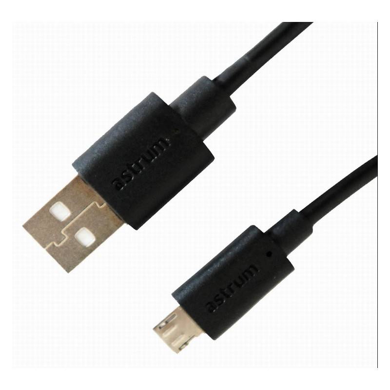 ASTRUM USB2.0 CABLE 0.5M TYPE A-D MICRO BLACK