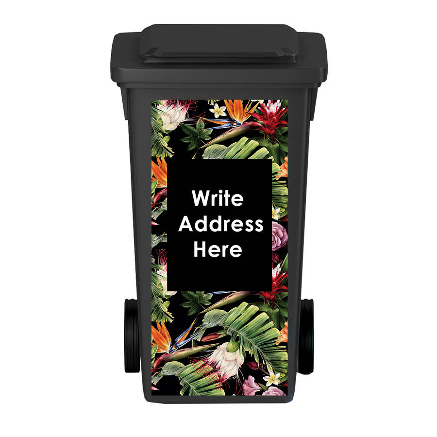 Trash and Recycle Bin Vinyl Stickers