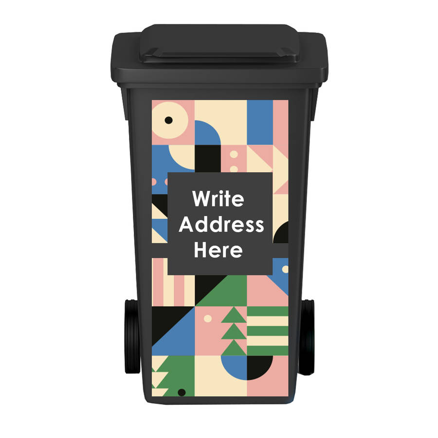 Trash and Recycle Bin Vinyl Stickers