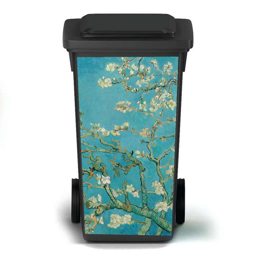 Trash and Recycle Bin Vinyl Stickers