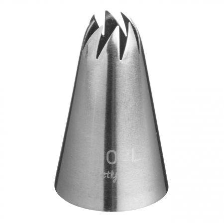 Sweetly Does It Stainless Steel Icing Nozzle, Drop Flower - SDINOZLRG08 - No. 108L