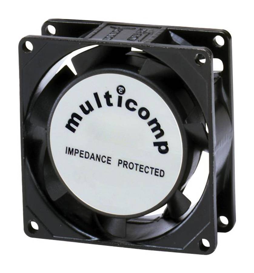 Multicomp Pro (MC19672) AC Axial Fan, 220V to 240V, Square, 91.5 mm