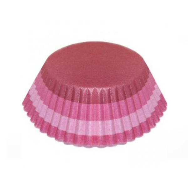 10 x 60 Pack Eddington Large Cake Cupcake Muffin Wrappers Cases Pink Stripes