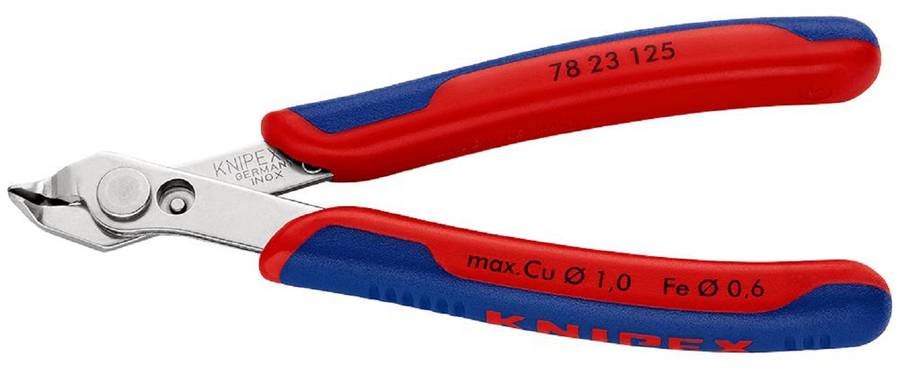 Knipex 978 23 125) Cutter, Side, 125mm, Flush, 1mm