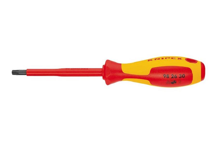 Knipex (98 26 20) Screwdriver, Torx, T20, 80 mm Blade, 185mm Overall