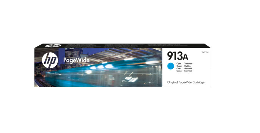 HP 913A Cyan Original PageWide Cartridge