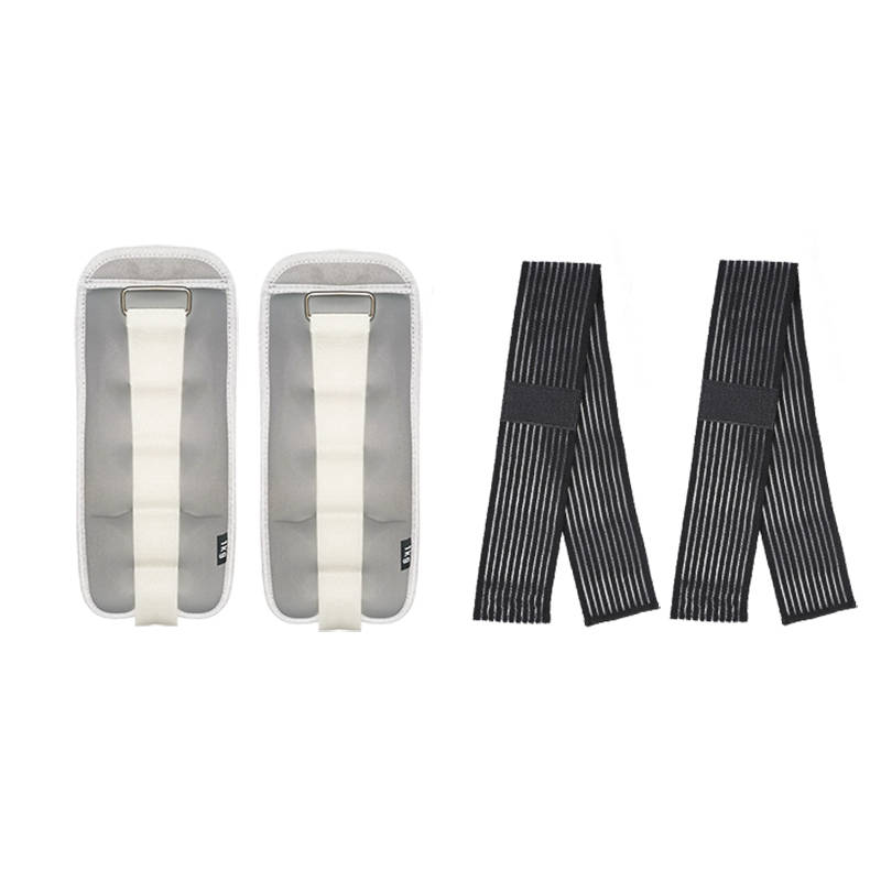 Webuy Sandbag Ankle Weights Pair Set With Adjustable Strap - Grey