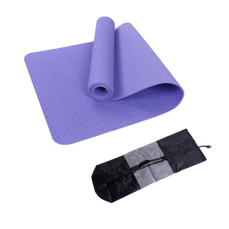 DHAO Eco Friendly Non Slip Fitness Exercise Yoga Mat - Violet