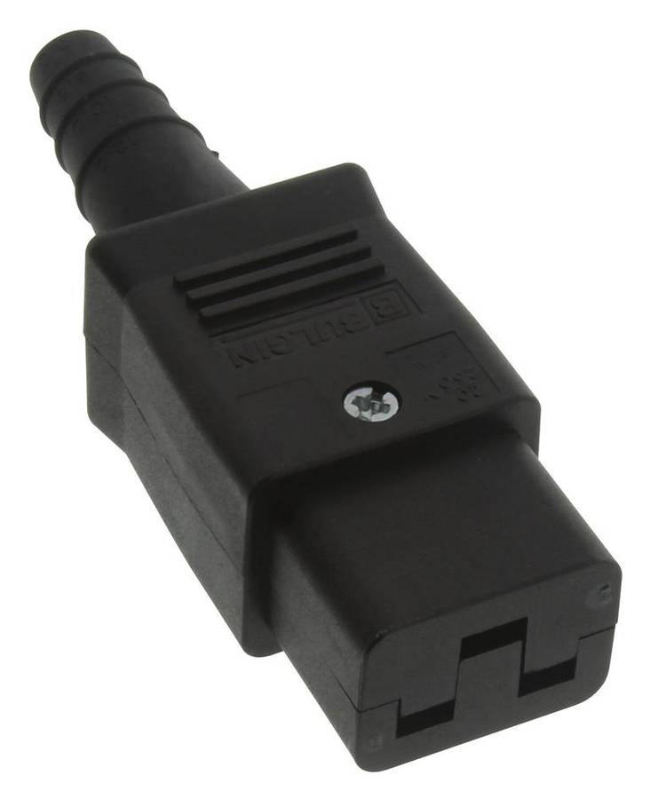 Bulgin Limited (PX0599) IEC Power Connector, IEC C19 Socket, 20 A, 250 VAC