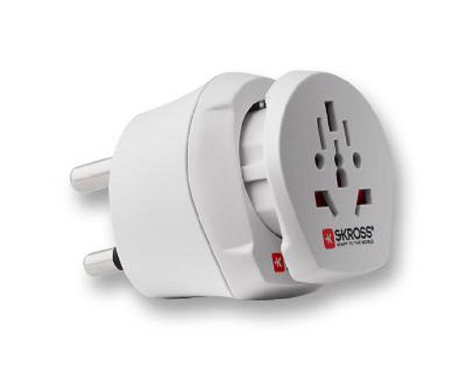 Skross (1.500202) Mains Adapter, Australia/China, Euro (Schuko & 2-pole)