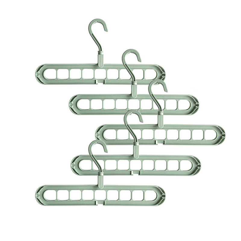Slide Space Saving Clothes Hanger Organizer - 5 Pack