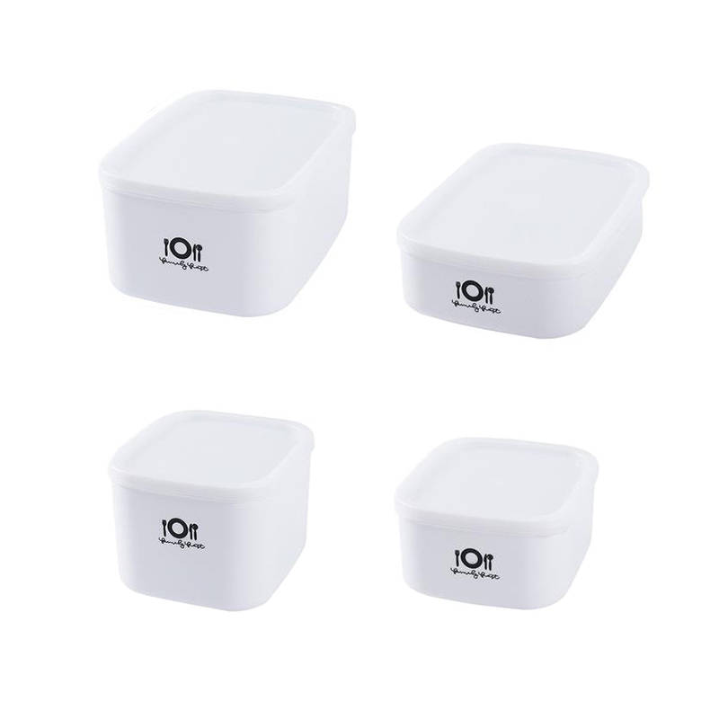 4 Set Food Storage Containers Leak Proof Storage Bowls