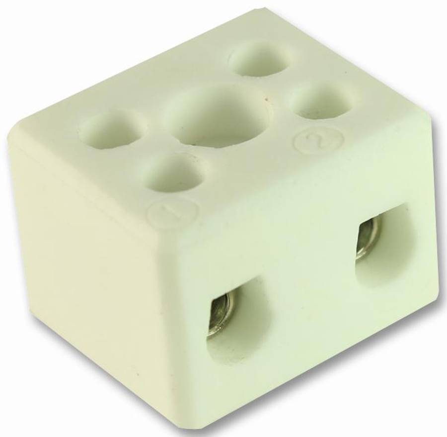 Camdenboss (CHTB6/2N) Standard Terminal Block, Ceramic, CHTB/N