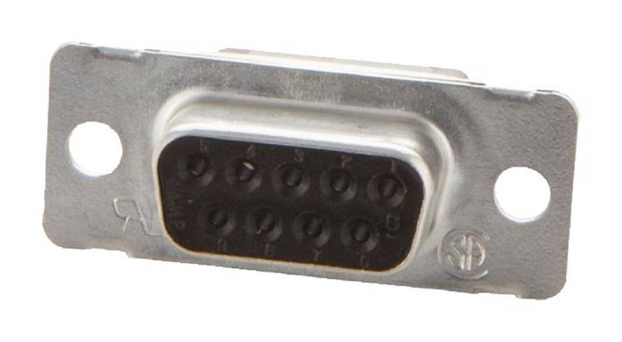 Amp (205203-3) D Sub Connector Housing, 9 Ways, D Sub