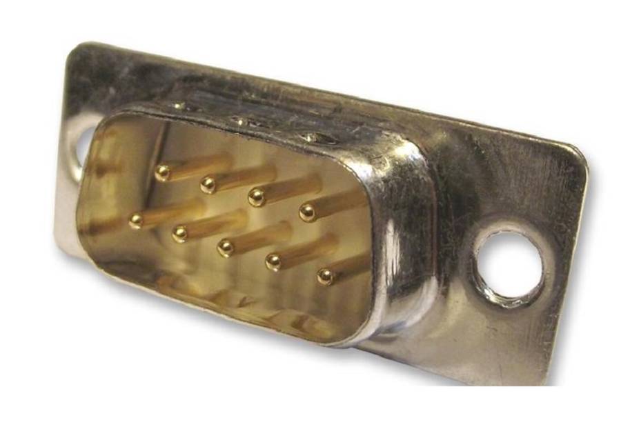 Cinch Connectivity (FDE-9PTI2/1-LF) D Sub Connector, Filtered, Plug