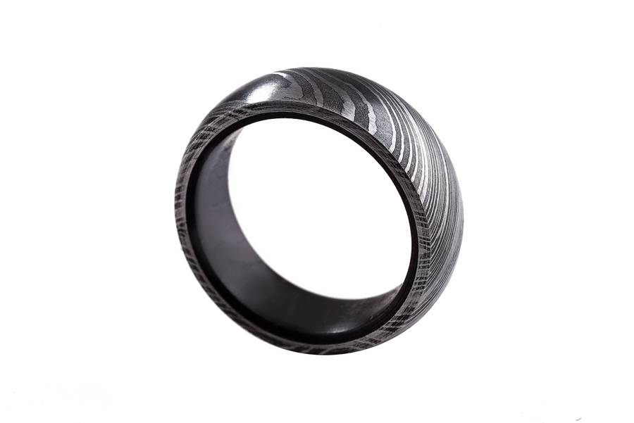 Damascus Ring - Size 8