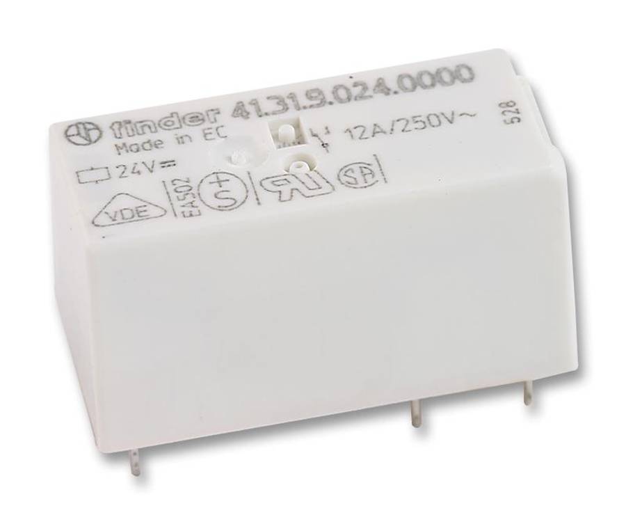 Finder (41.31.9.024.0010 )General Purpose Relay, Power, SPDT, 24VDC, 12A