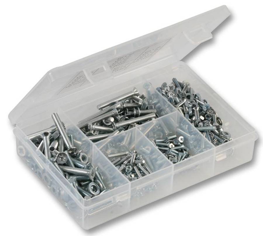 Duratool (D01615) Set Screw & Nut Set, Steel, Bright Zinc Plated
