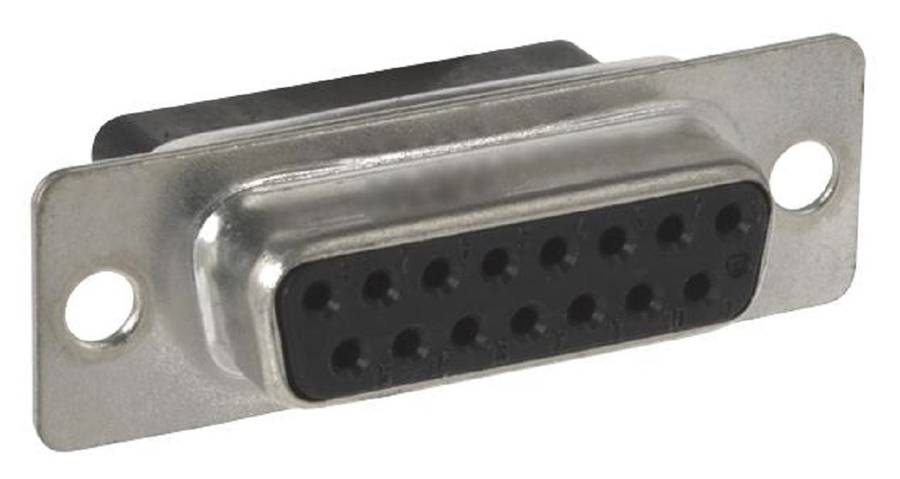 Amp (164532-4) D Sub Connector Housing, 15 Ways, D Sub