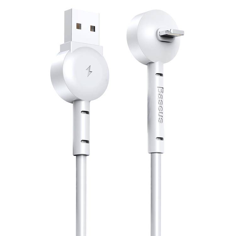 Baseus 1m - 2.1A Maruko Video Stand USB Type-A 2.0 to Lightning - White