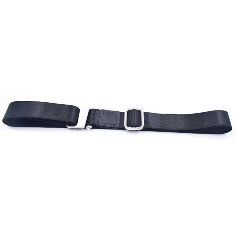 DHAO-Mens Shirt Stay Tuck It Belt Non-slip Wrinkle Bandage Super Belt - Black 2.5