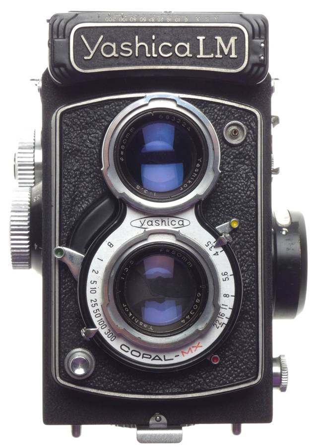 Yashica LM film camera TLR Yashicor 3.5 f=80mm lens COPAL MX shutter - Yashica
