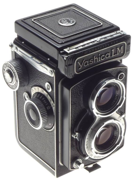 Yashica LM film camera TLR Yashicor 3.5 f=80mm lens COPAL MX shutter - Yashica