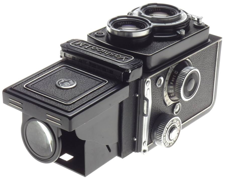 Yashica LM film camera TLR Yashicor 3.5 f=80mm lens COPAL MX shutter - Yashica