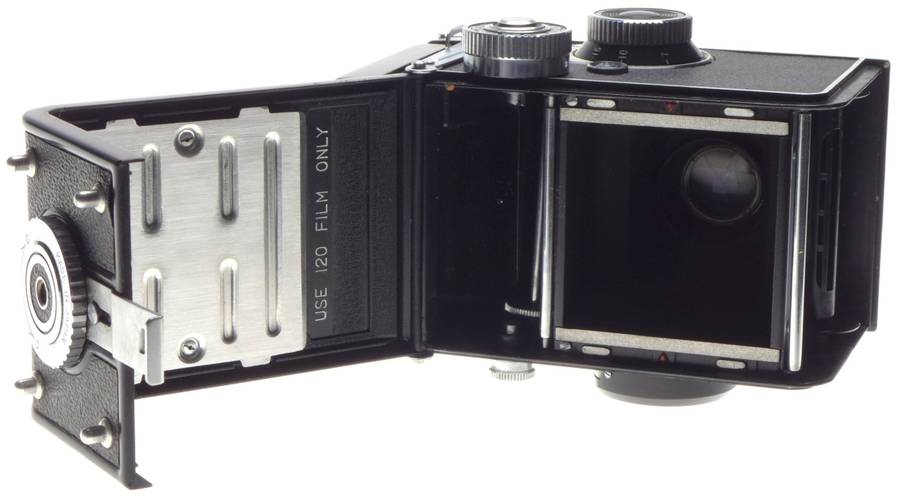 Yashica LM film camera TLR Yashicor 3.5 f=80mm lens COPAL MX shutter - Yashica