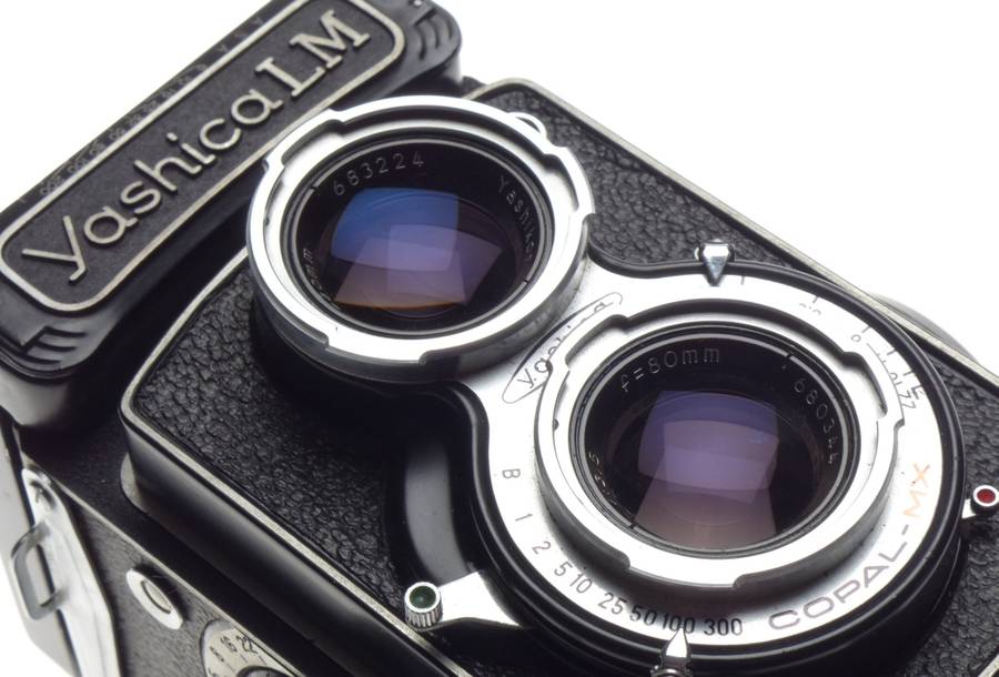 Yashica LM film camera TLR Yashicor 3.5 f=80mm lens COPAL MX shutter - Yashica