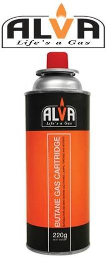 Alva 220G Butane Gas Canister (CCR100) - Stingray