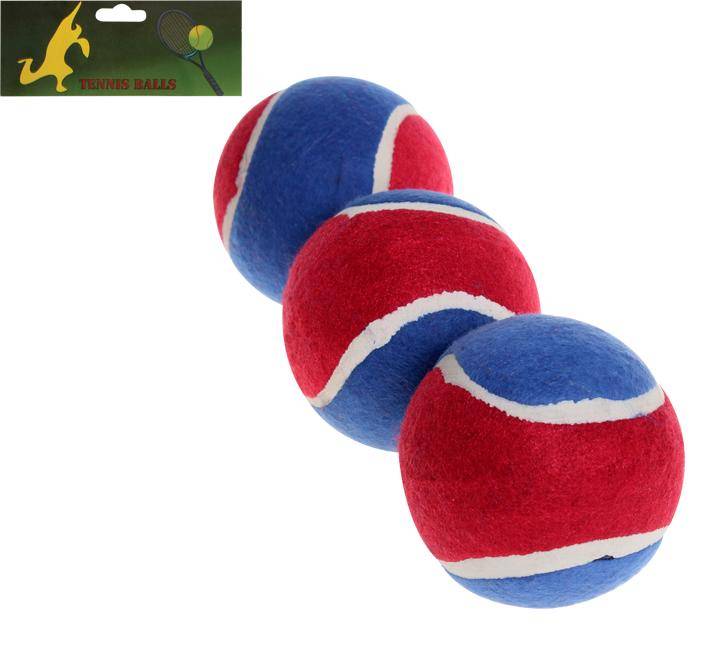 Balls Tennis Coloured Bag-Of-3 - CLC