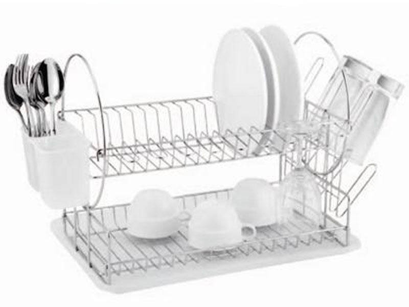 Casa Catania 202  2 Tier Dish Drainer (Ddcat202Ppcwh) - Casa 3268