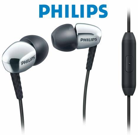 Philips In-Ear Earphones - Silver (SHE3905SL) - ACT