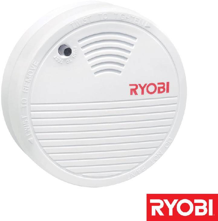 Ryobi Smoke Alarm 85db 9V Battery (RSA-112) - Ryobi