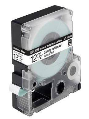 EPSON Label Cartridge - Strong Adhesive LC-4WBW9 Black/White 12mm (9m) (C53S625411)