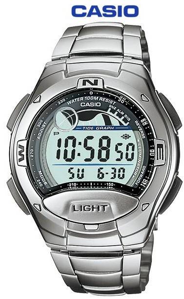 Casio Youth Series Digital Tide Moon Graph Water Sports (W-753D-1AV) - Casio