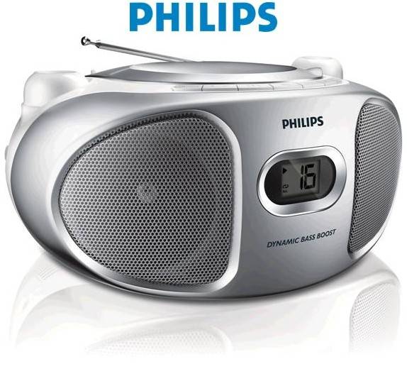 Philips CD Soundmachine Silver (AZ105S) - ACT