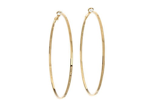 GUESS - Square Edge Hoop (Gold) - Jewelry