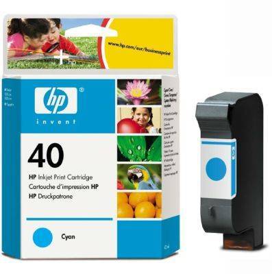 HP 40 Cyan Cartridge