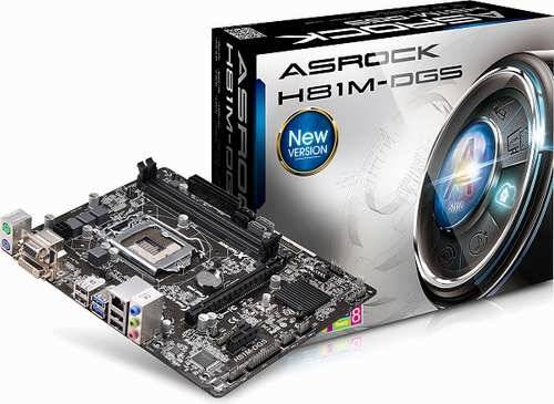 Asrock H81M-DGS/M 4th Gen Intel® LGA1150 Intel® H81