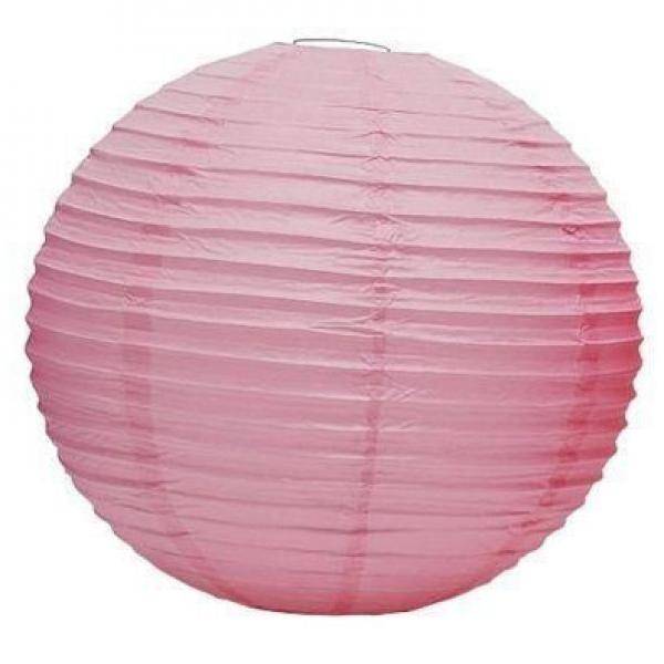 Wired Lantern (20cm)- Baby Pink