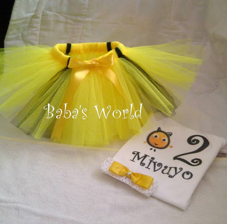 Bee Tutu Set - 5-6-years Short-sleeve No
