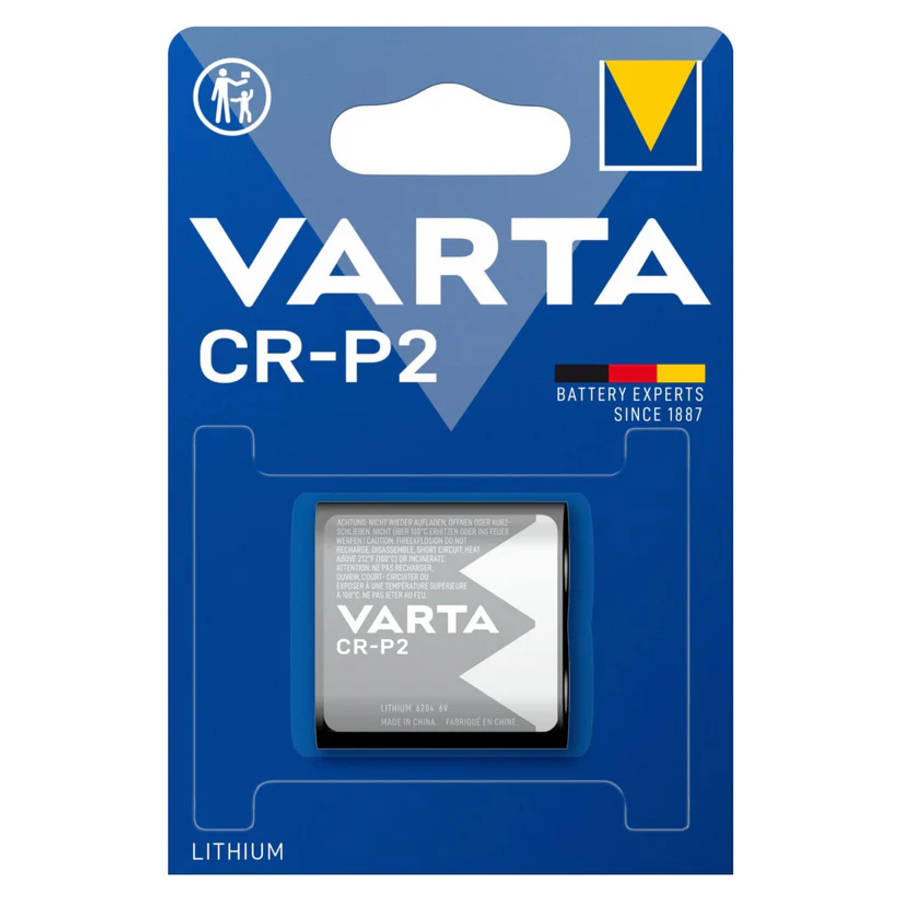 PA410- VARTA - CR P2 6V Professional battery. -