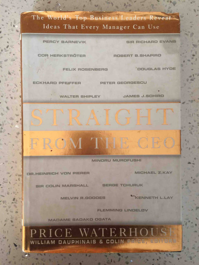 Straight from the CEO