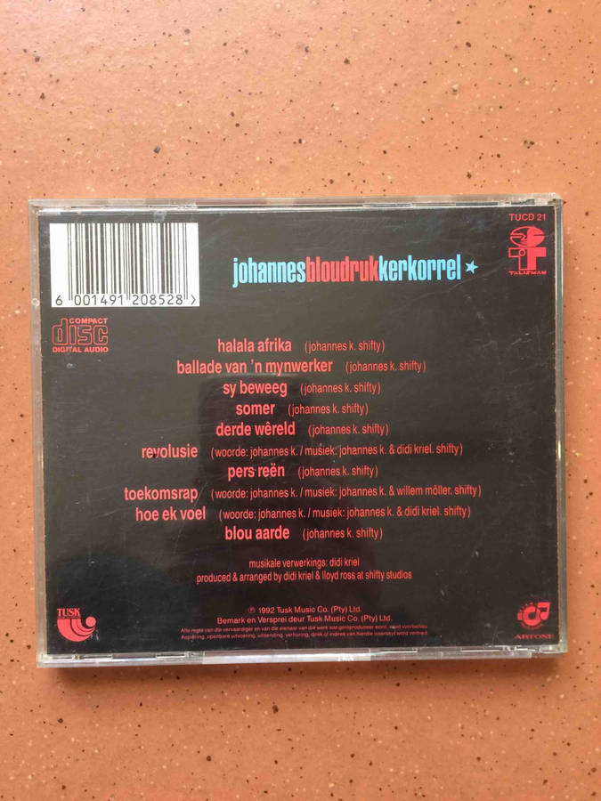 Johannes Kerkorrel - Bloudruk